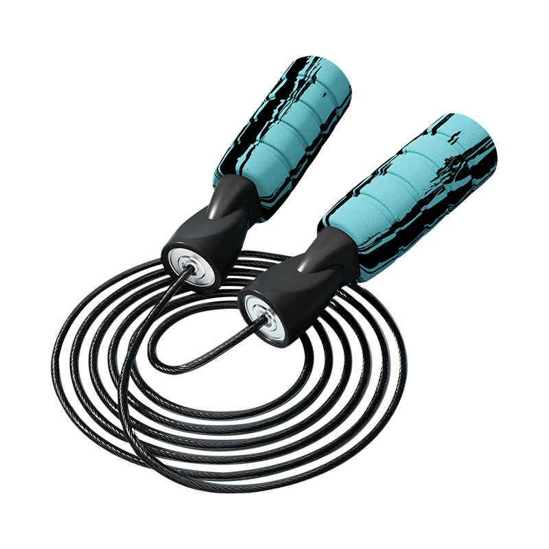 TS-4 Color Graffiti/Jednokolorowa skakanka z gąbką piankową dla dorosłych